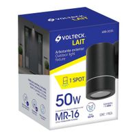 Lámpara De Pared Para Exterior Negro 1 Spot - Volteck
