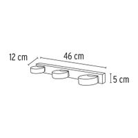 Lámpara Decorativa Led Para Baño 3 Spots 10 W - Volteck