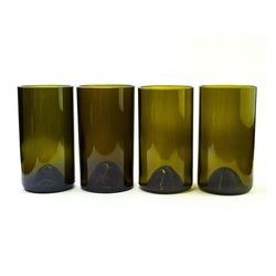Set De 4 Vasos Olivo Verde 15.2 Oz - Grønn