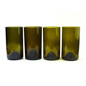 Set De 4 Vasos Olivo Verde 15.2 Oz - Grønn