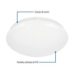 Lámpara De Interior Led 38 Cm - Volteck