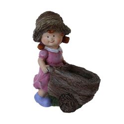 Figura Decorativa Niña 29X17.5X40 Cm - Concepts