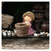 Figura Decorativa Niña 31X17.8X29 Cm - Concepts