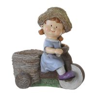 Figura Decorativa Niña 34.5X18.5X38 Cm - Concepts