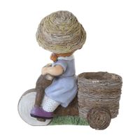 Figura Decorativa Niña 34.5X18.5X38 Cm - Concepts