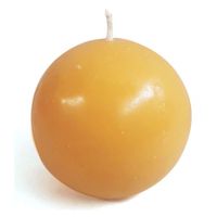Vela Tipo Esfera No. 8 Mostaza - Pilandros