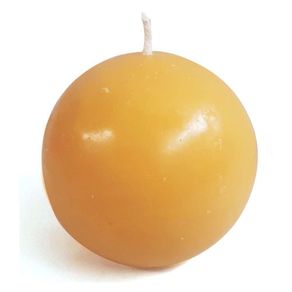Vela Tipo Esfera No. 8 Mostaza - Pilandros