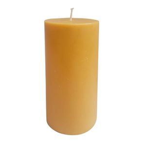 Vela Tipo Vela Cilíndro J6 Mostaza - Pilandros