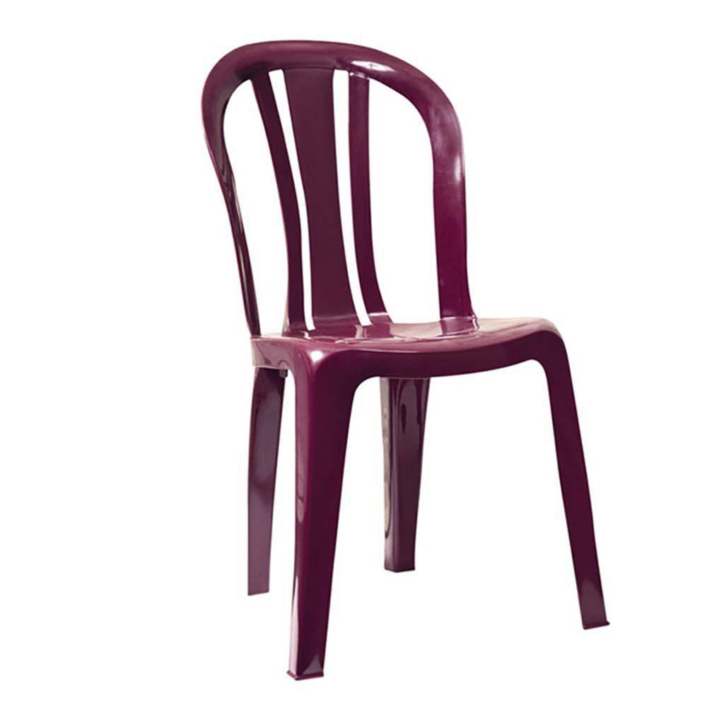 Silla de Plástico Bistró No.2 - Varios Colores Vino