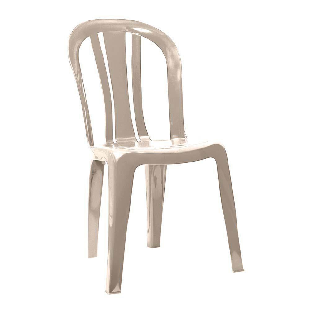 Silla de Plástico Bistró No.2 - Varios Colores Beige