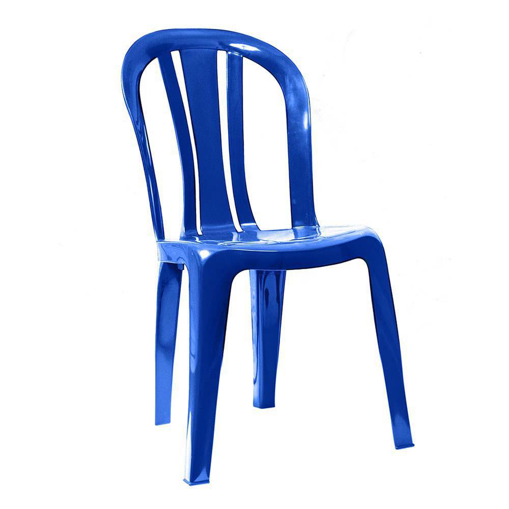 Silla de Plástico Bistró No.2 - Varios Colores Azul