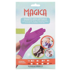 Caja Guantes De Latex Con Polvo Talla M - Magica