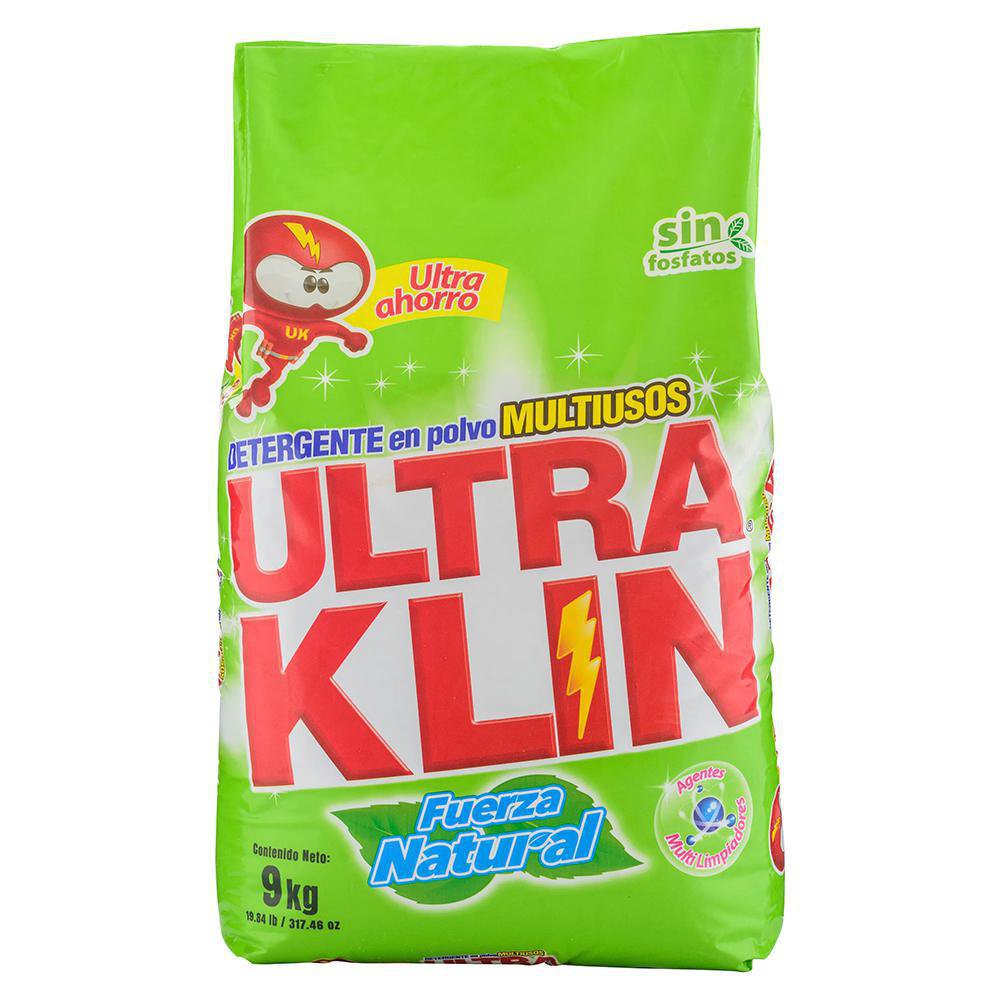 Detergente en Polvo Multiusos Fuerza Natural de 9 Kg