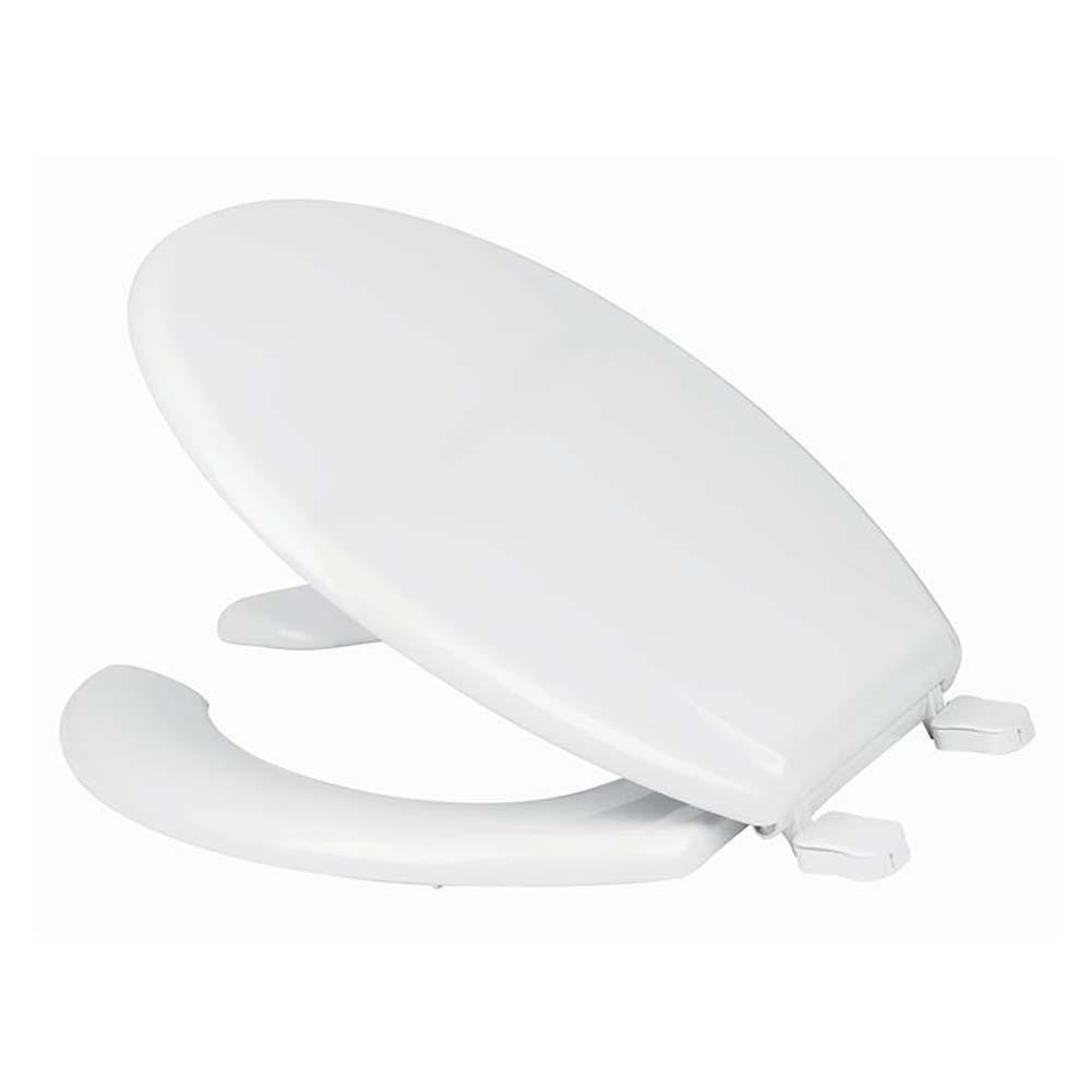 Asiento para Inodoro Redondo Color Blanco 35 Cm Asiento Económico para Sanitario 35 Cm Bla…