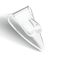 Gancho Decorativo Transparente 5 Piezas - Tesa