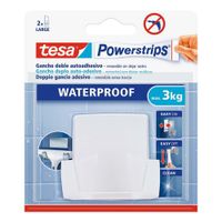 Gancho Waterproof Doble Blanco - Tesa