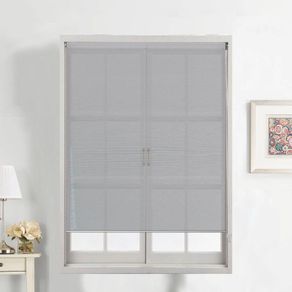 Persiana Enrollable Sheer Gris - Livim Natural Home Varios Tamaños