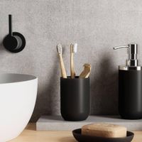 Vaso para Cepillos de Dientes Junip Negro