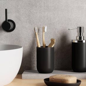 Vaso para Cepillos de Dientes Junip Negro