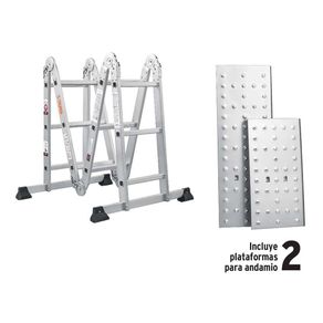 Escalera De Aluminio Articulada 12 Peldaños - Truper