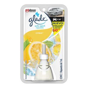 Repuesto Aromatizante Auto Sport Citrus - Glade