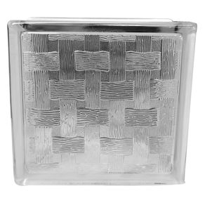 Block De Vidrio Brocade 19X19X8 Cm - Jinchua