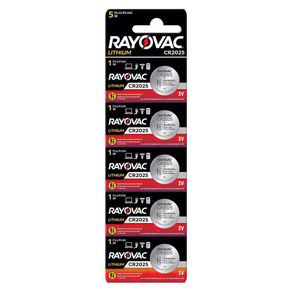 Blister Pila De Boton Cr2025 5 Unidades - Rayovac