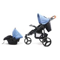 Travel-System-Tizzy-Azul-Melange---Infanti