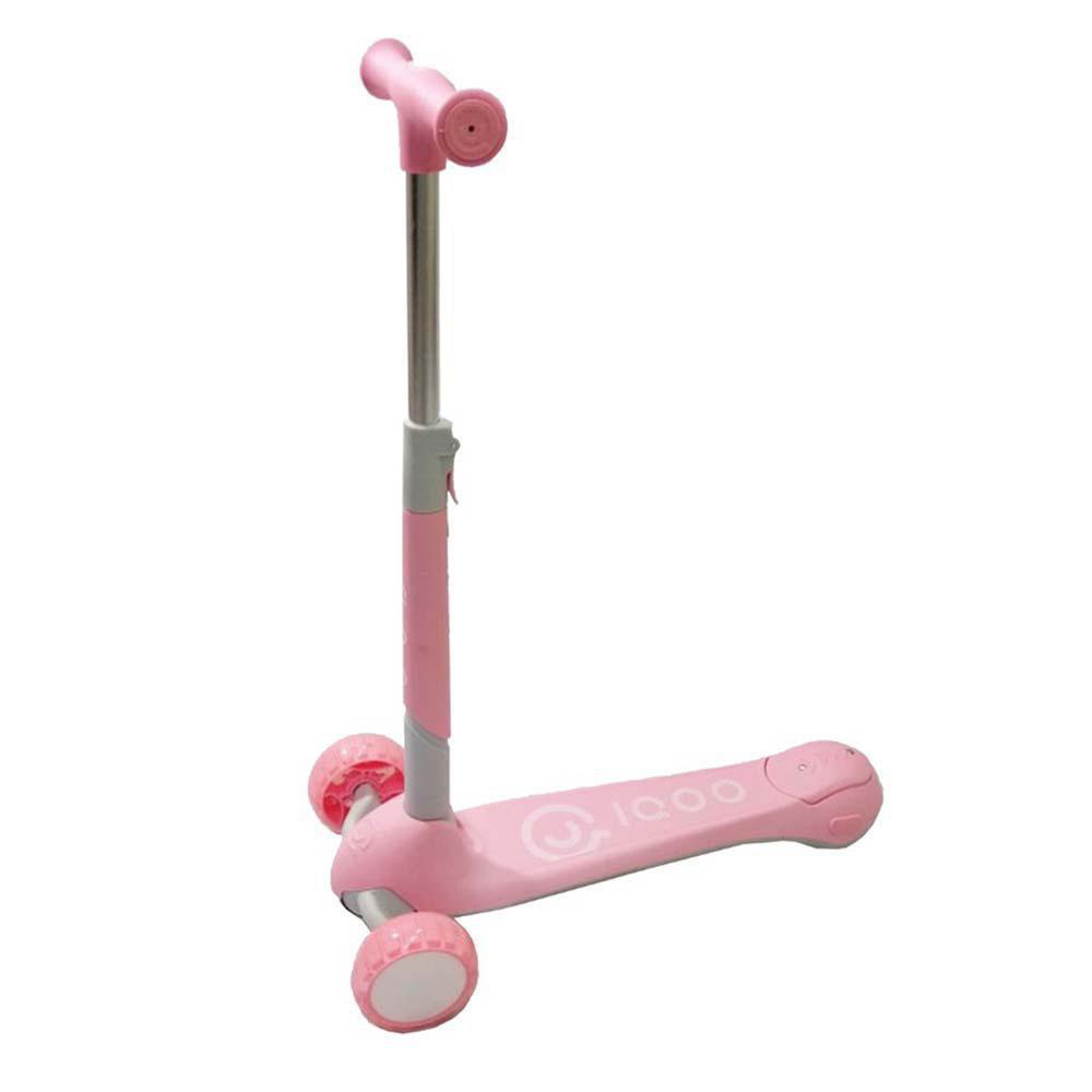 Monopatín IQ602 de Lujo de 3 Ruedas Plegable para Niña Color Rosado Monopatín de Lujo para…