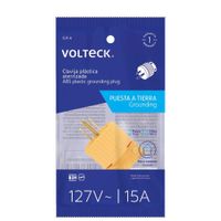 Espiga Tipo B 125V 15A Amarilla - Volteck