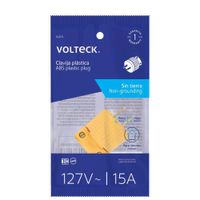 Espiga Tipo A De 125 V Y 15 A Amarilla - Volteck