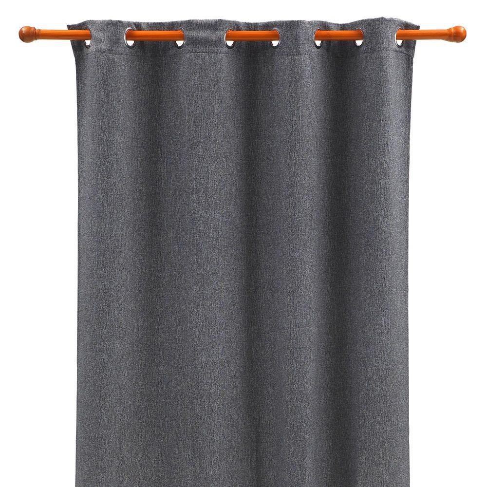 Cortina 90% Blackout 140 X 210 cm - Viva Varios Colores Gris