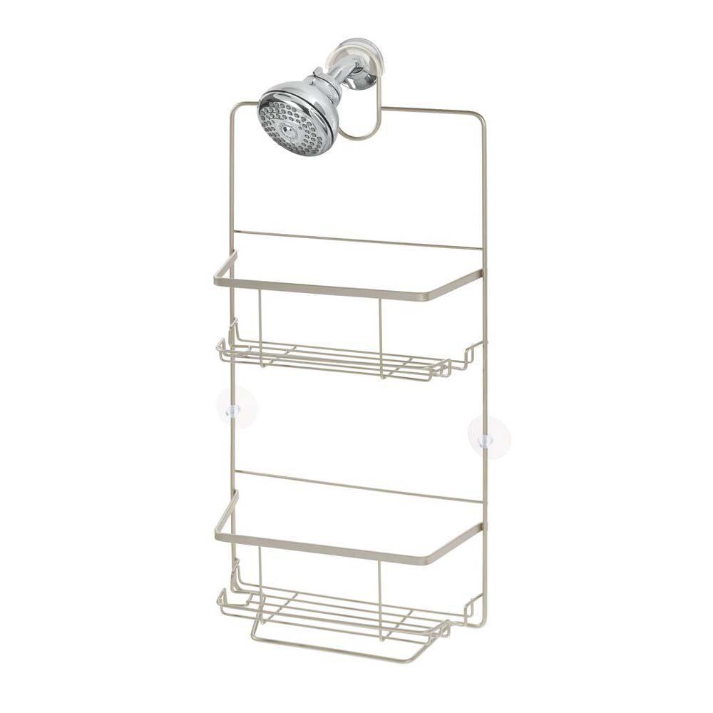 Organizador de 2 Niveles de Metal Everett Color Plateado Acabado Satinado