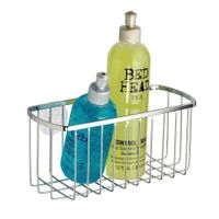 Canasta Para Ducha De Succión Transparente - Interdesign