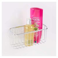 Canasta Para Ducha De Succión Transparente - Interdesign