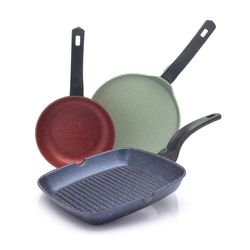 Set De 3 Sartenes Y Grill - Picca