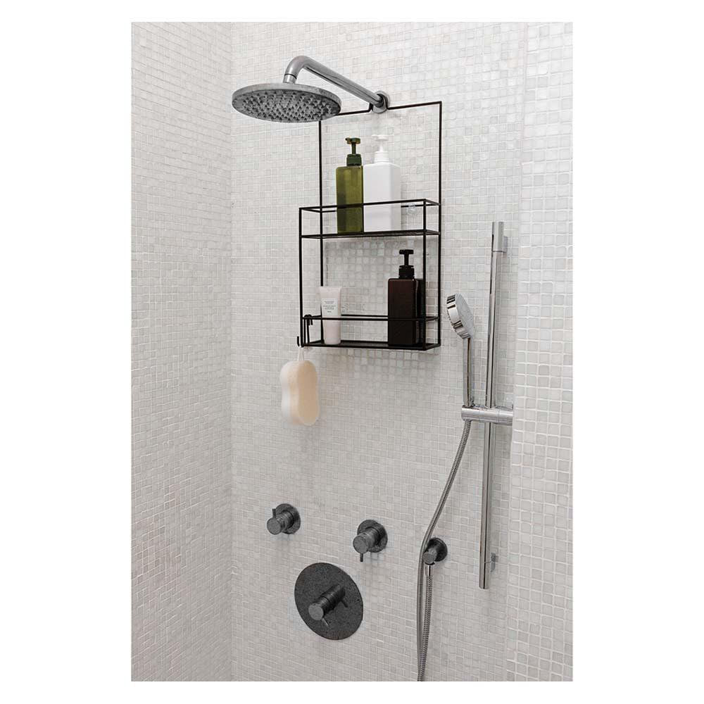 Organizador para Ducha Cubiko de Metal Color Negro