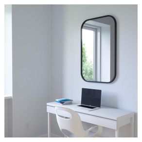Espejo Hub Rectangular 24X36 Plg Negro - Umbra