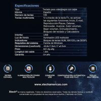 Teclado Para Gaming Armiger Con Luz Xtech