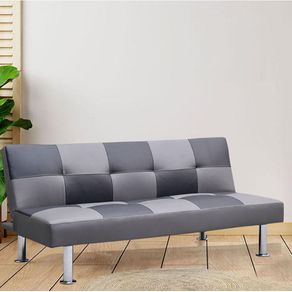 Sofacama Cuadros Gris 175 x 90 x 80 cm - Z