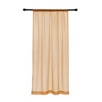 Cortina Voile Corrugada 135 X 220 Cm - Viva Varios Colores