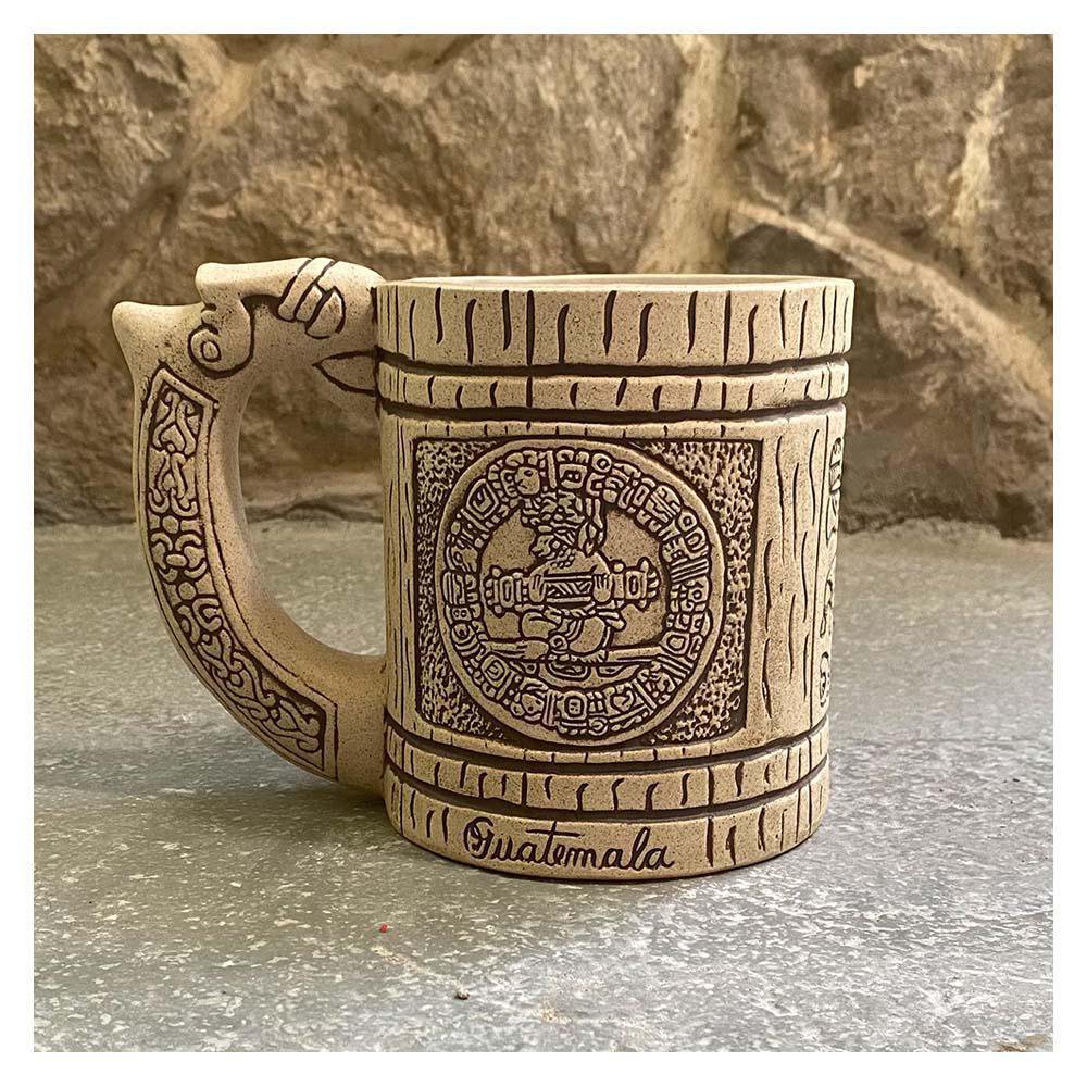 Tarro Cervecero de Piedra Cerámica - Cerámicas Mundo Maya