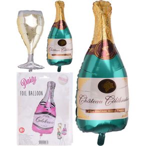 Globo Botella Diseño Surtido