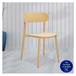 Silla Amarillo Pp 52X48X78 Cm - Z