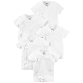 Set De 5 Camisetas Blancas - Carters Varias Tallas