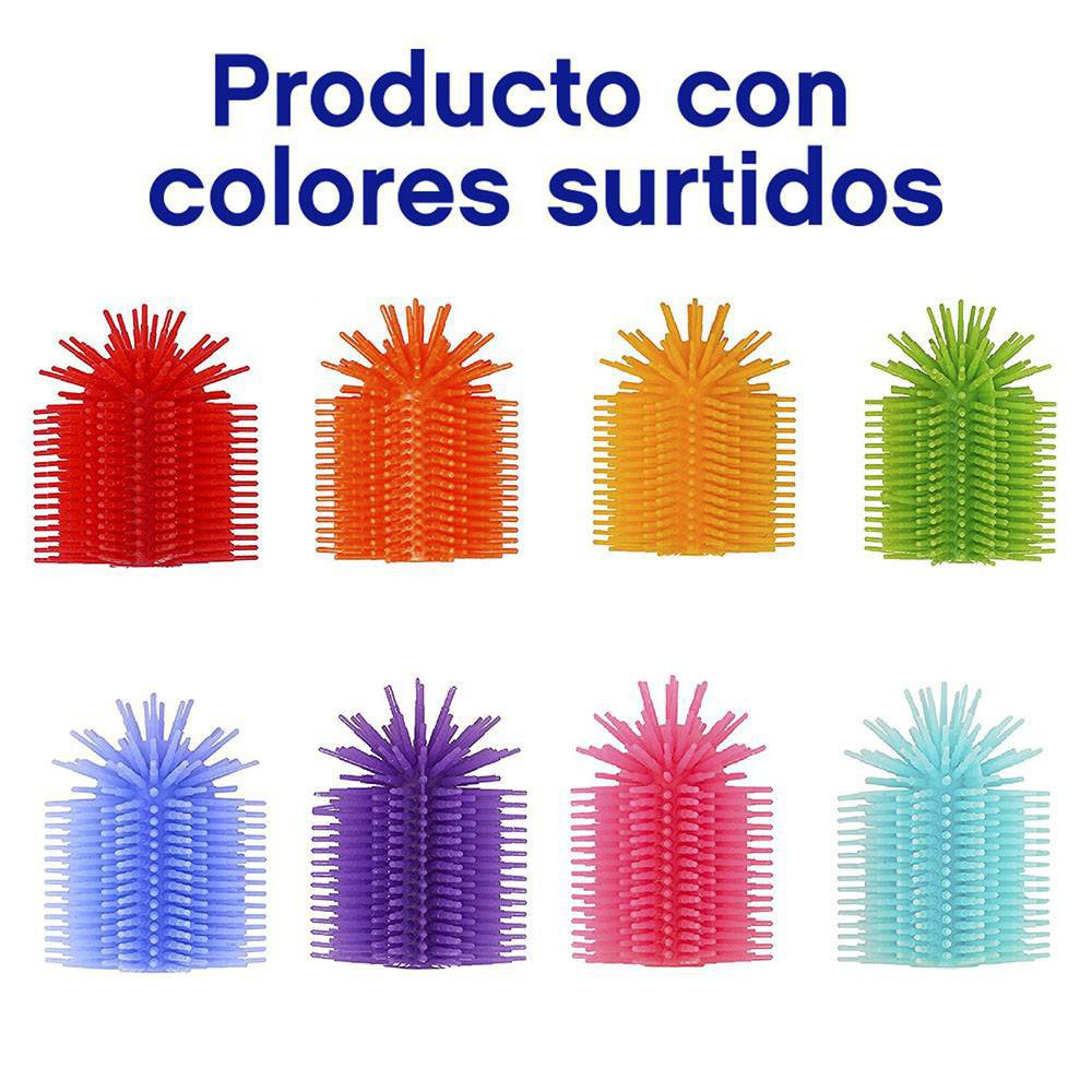 Agarre de Silicón Antiestrés para Lápiz - Colores Surtidos Agarre de Silicón para Lápiz
