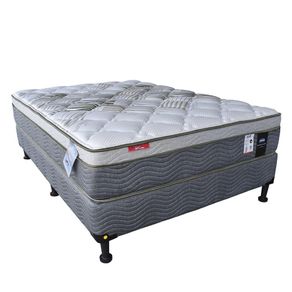 Set de Cama Colchón + Base 2 en 1 Natural Sleep - Indufoam Varios Tamaños