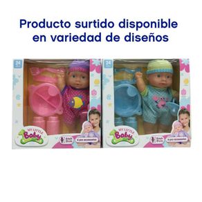 Muñeca Con Accesorios 8 Plg - Nil