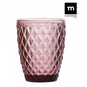 Vaso De Vidrio Sidari Morado 9.13 Oz - La Mediterranea