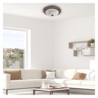 Plafón De Techo Para 2 Bombillos Base E27 60W - Zlumini Varios Colores